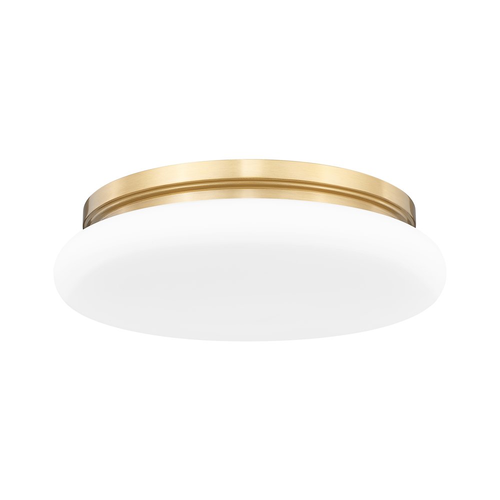 Soleil 1 Light Modern Gold Flush Mount. Picture 7