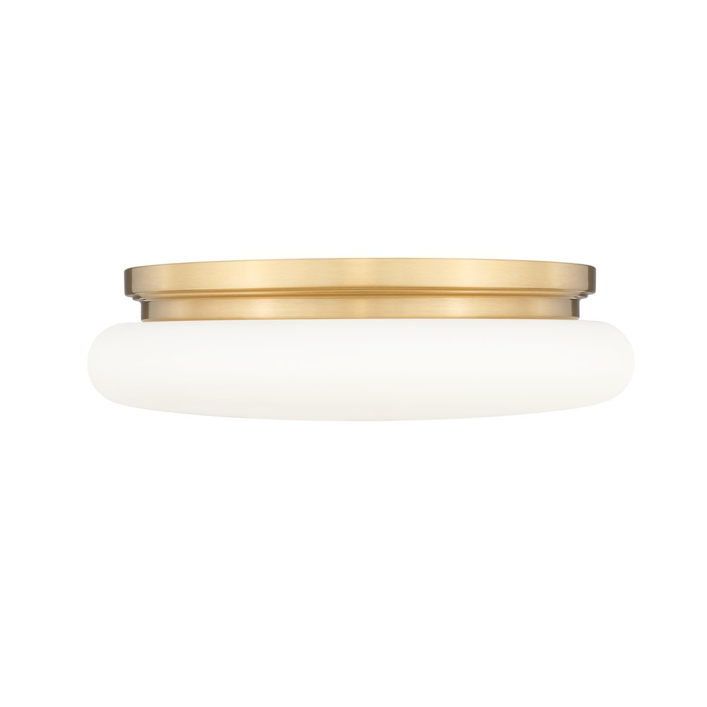 Soleil 1 Light Modern Gold Flush Mount. Picture 4
