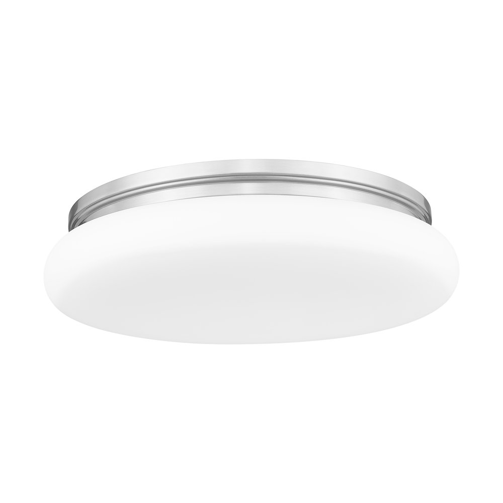 Soleil 1 Light Brushed Nickel Flush Mount. Picture 7