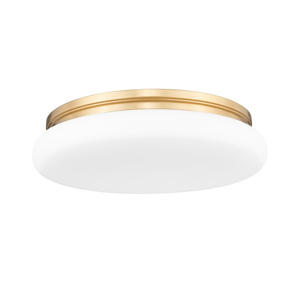 Soleil 1 Light Modern Gold Flush Mount. Picture 7