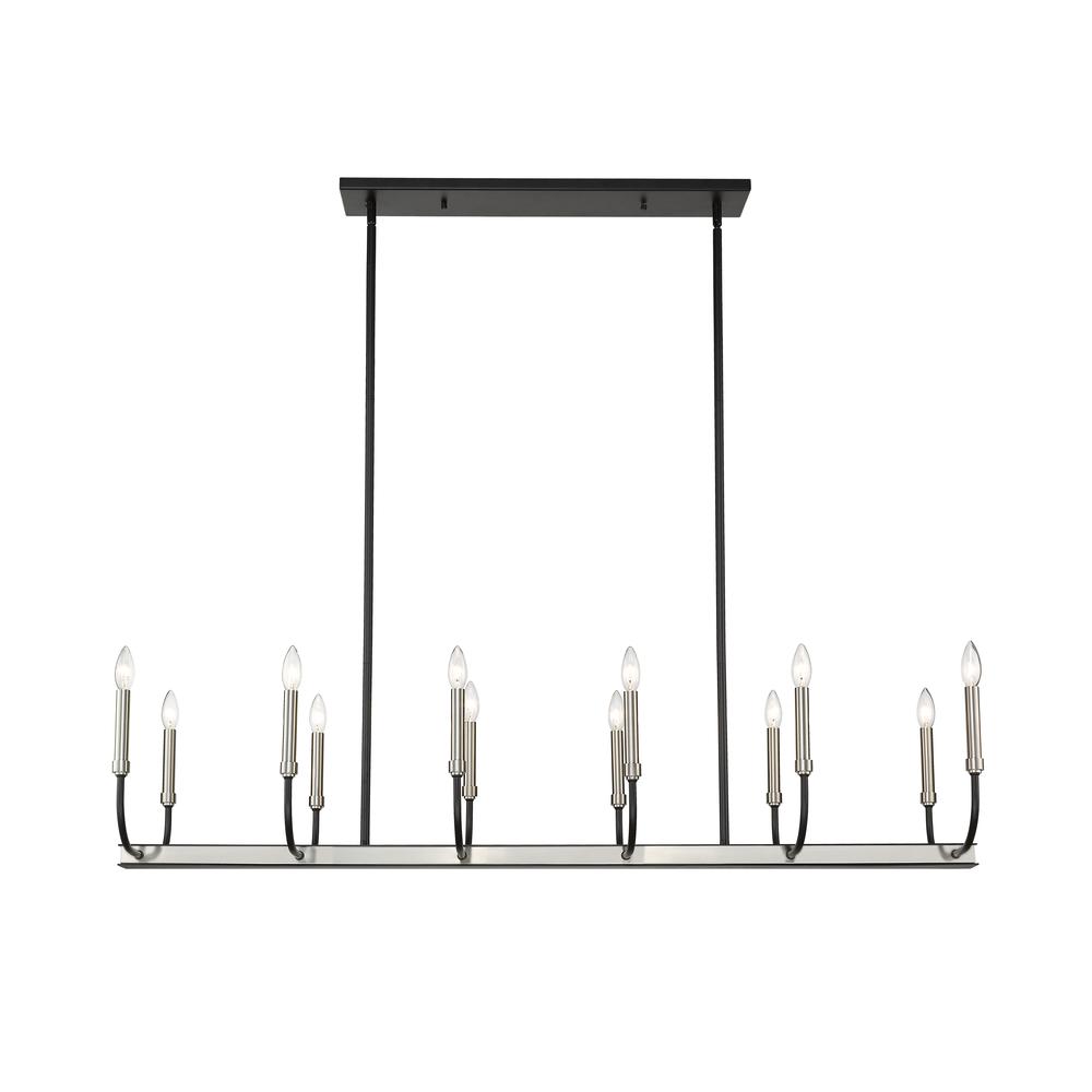 12 Light Linear Chandelier. Picture 2