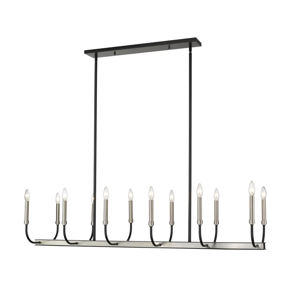 12 Light Linear Chandelier. Picture 3