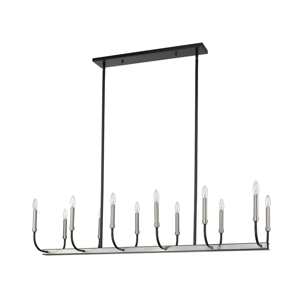 12 Light Linear Chandelier. Picture 5