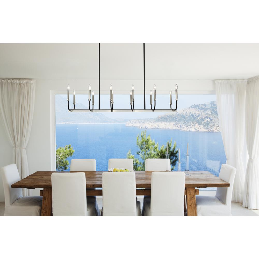 12 Light Linear Chandelier. Picture 7