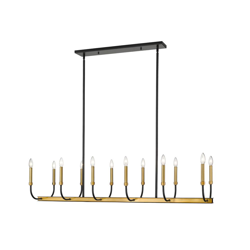 12 Light Linear Chandelier. Picture 3