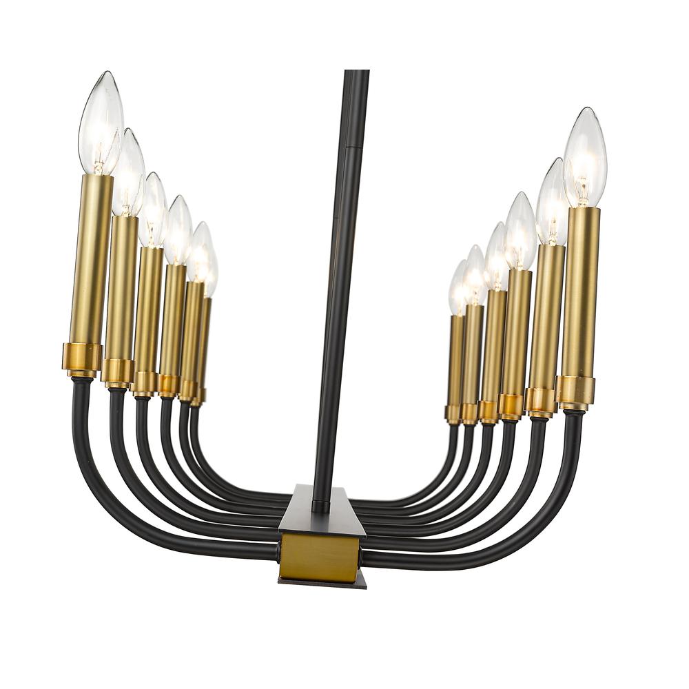 12 Light Linear Chandelier. Picture 4