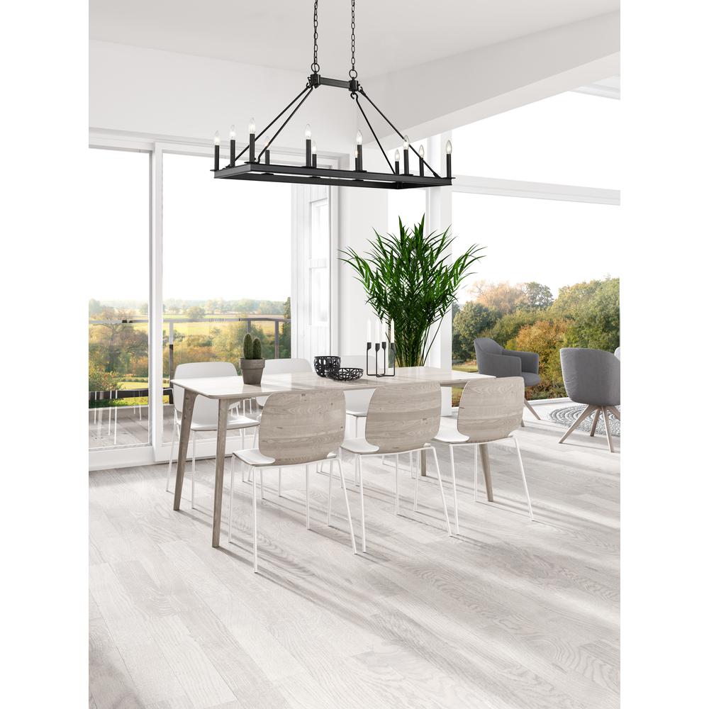12 Light Linear Chandelier. Picture 8