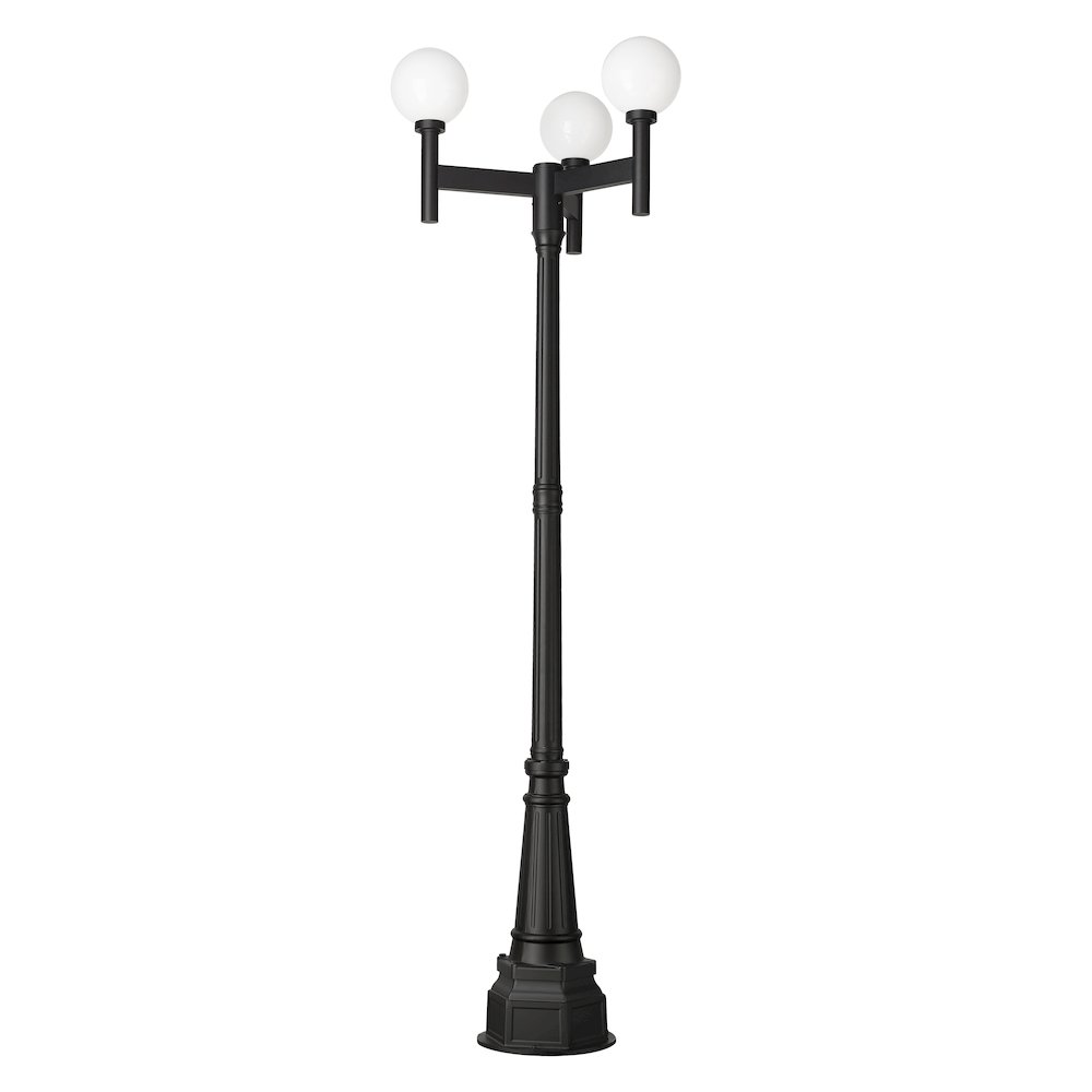 Z-Lite 3 Light Outdoor Post Mount Fixture. Picture 5
