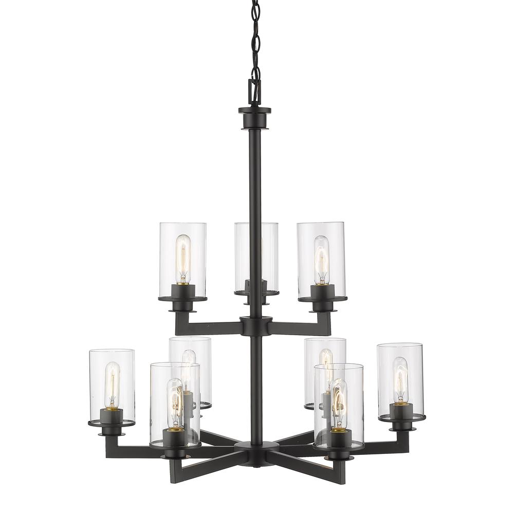 9 Light Chandelier. Picture 4
