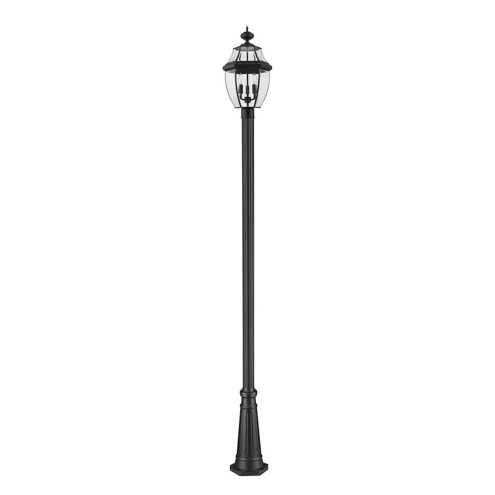 Z-Lite 3 Light Outdoor Post Mounted Fixture. Picture 3