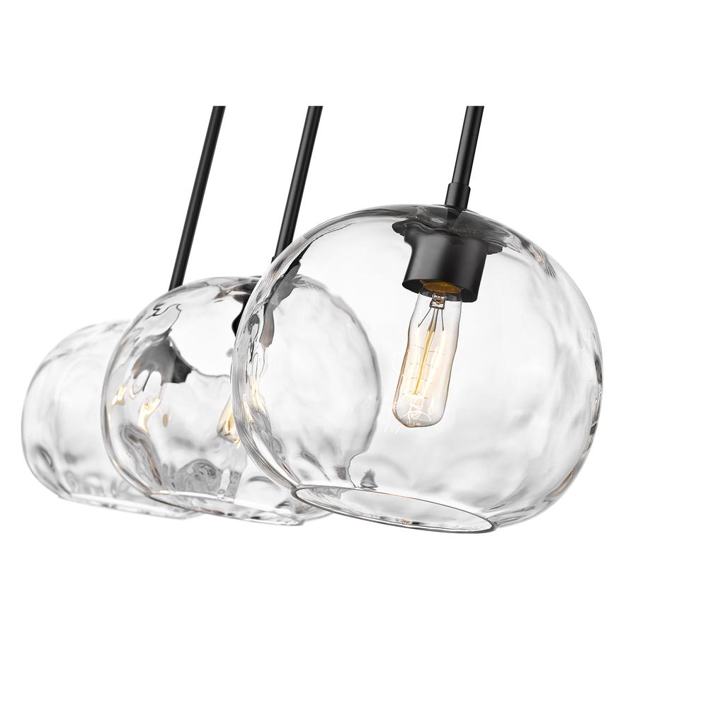 3 Light Linear Chandelier. Picture 4