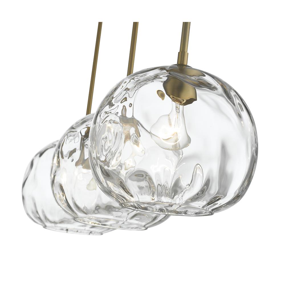 3 Light Linear Chandelier. Picture 4