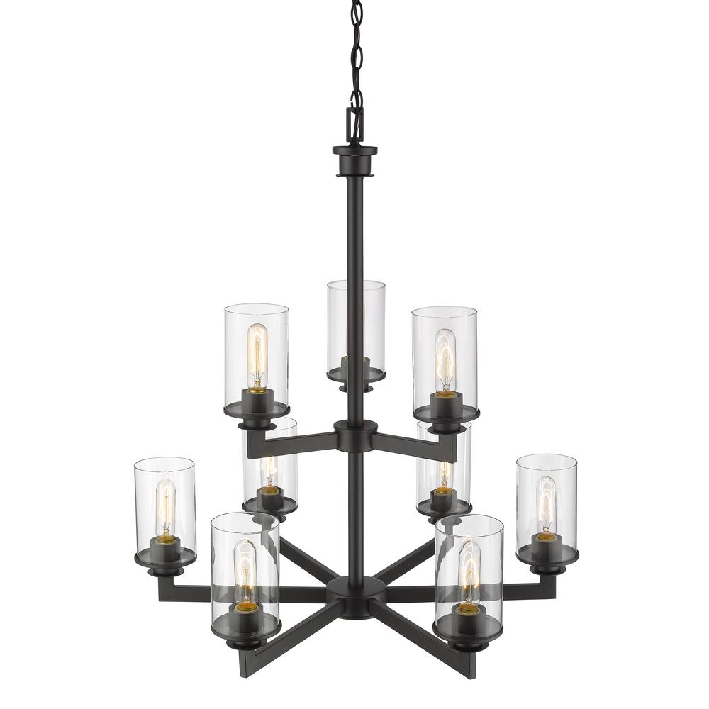 9 Light Chandelier. Picture 3