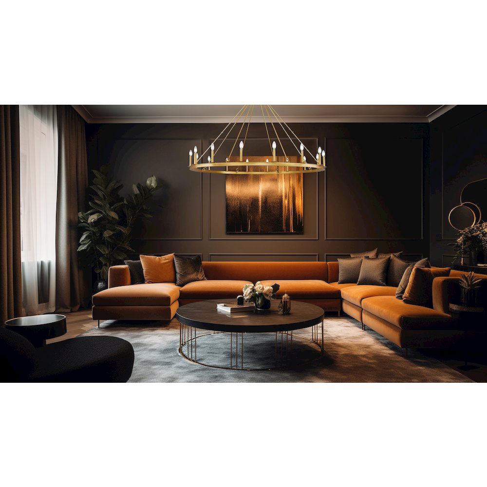Z-Lite 16 Light Chandelier. Picture 7