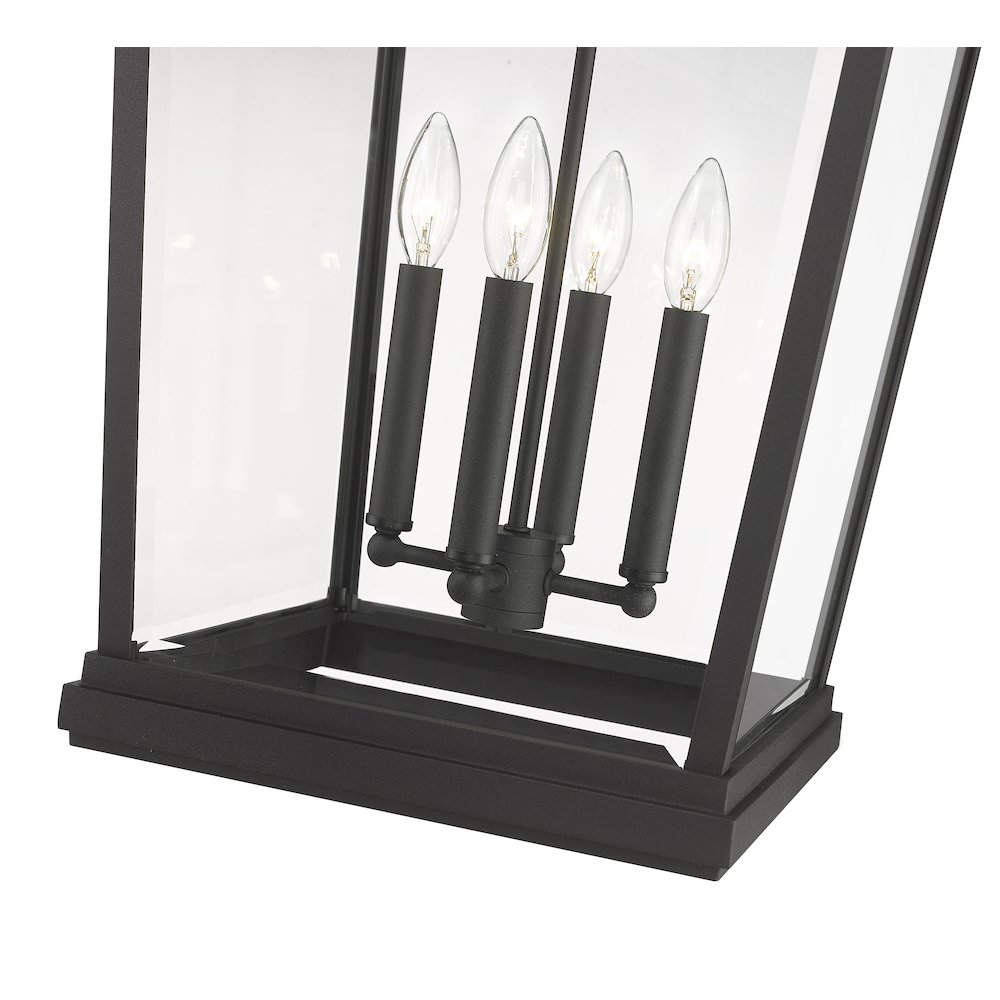 Z-Lite 4 Light Outdoor Chain Mount Ceiling Fixture. Picture 4