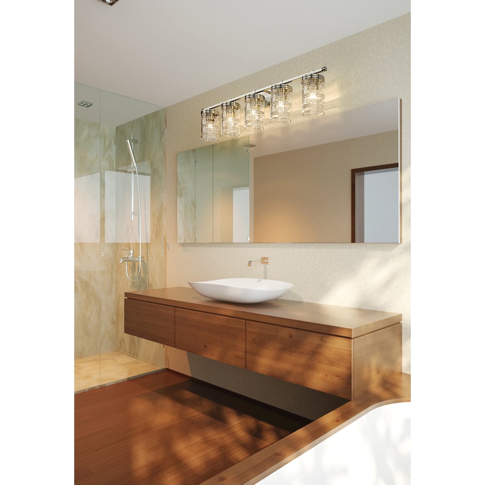 Z-Lite 5 Light Vanity. Picture 7
