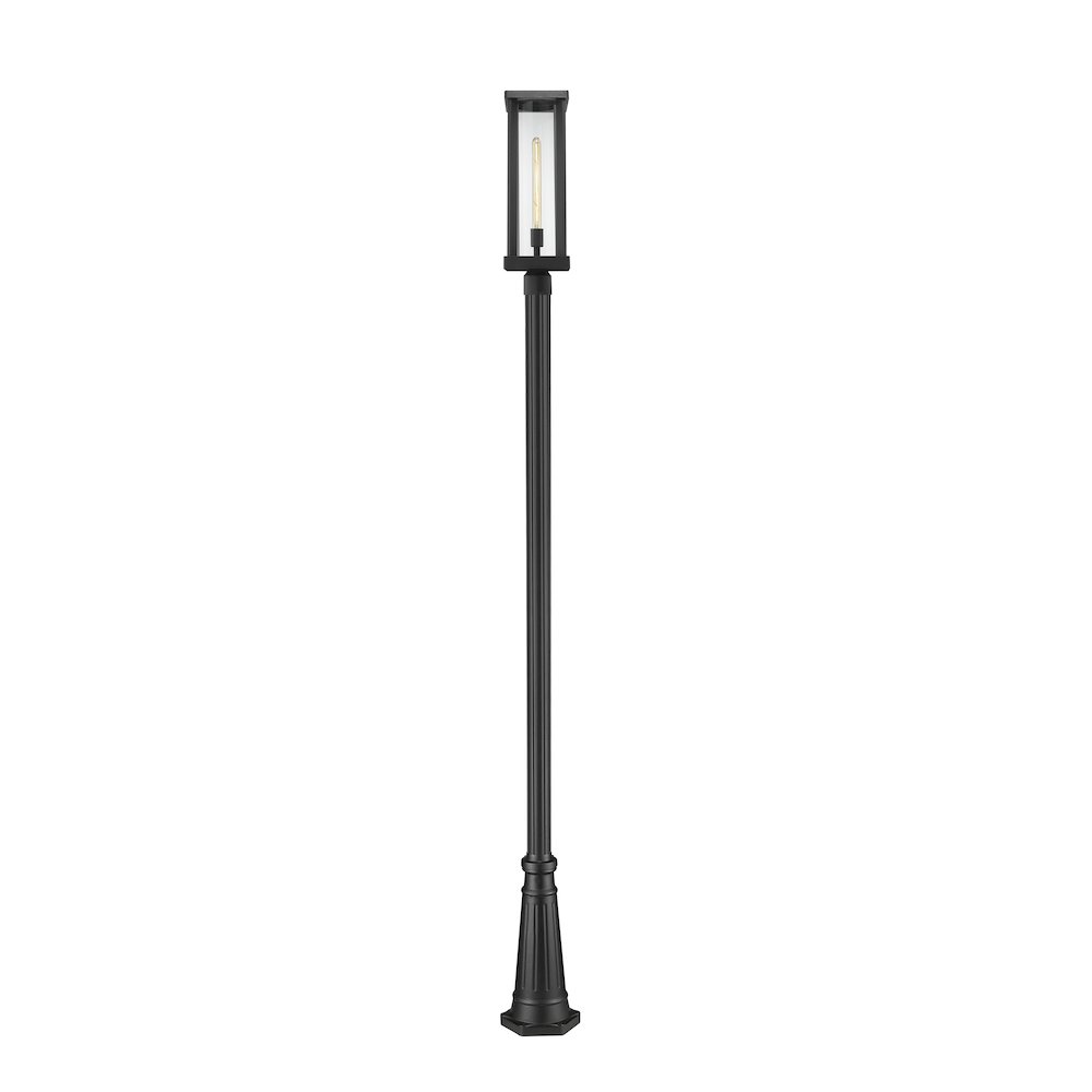 Z-Lite 1 Light Outdoor Post Mounted Fixture. Picture 2