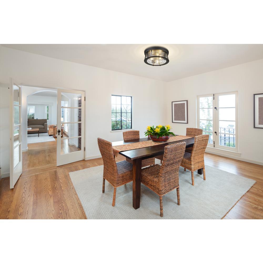 3 Light Flush Mount. Picture 8