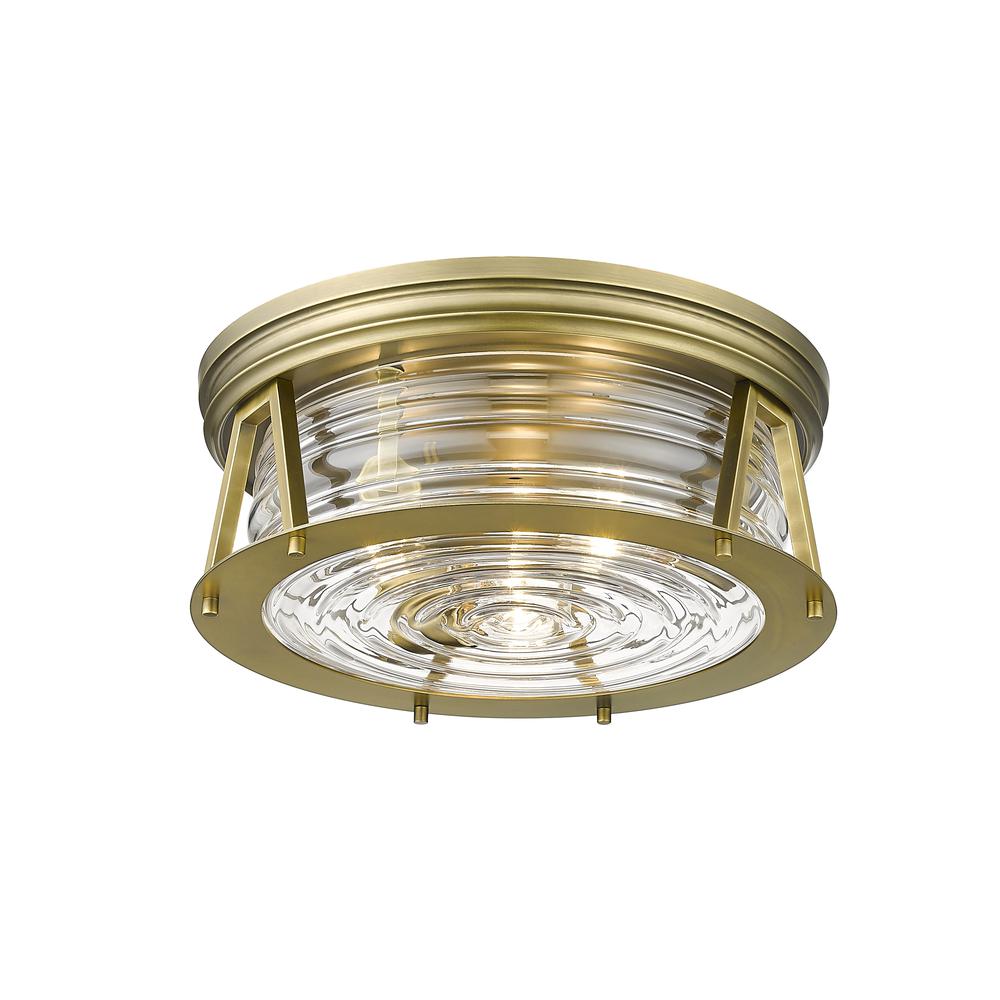 3 Light Flush Mount. Picture 3