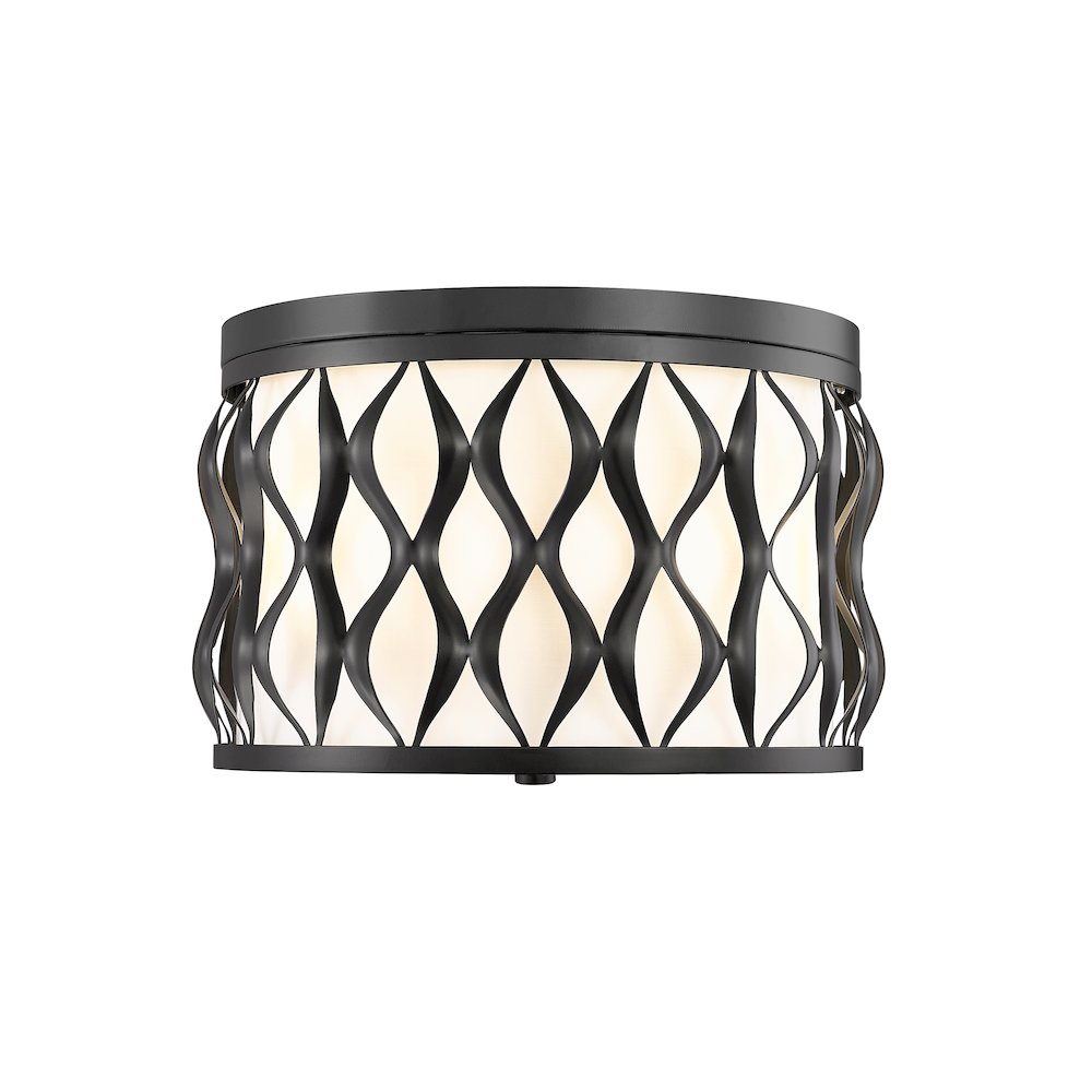 Z-Lite 3 Light Flush mount. Picture 1
