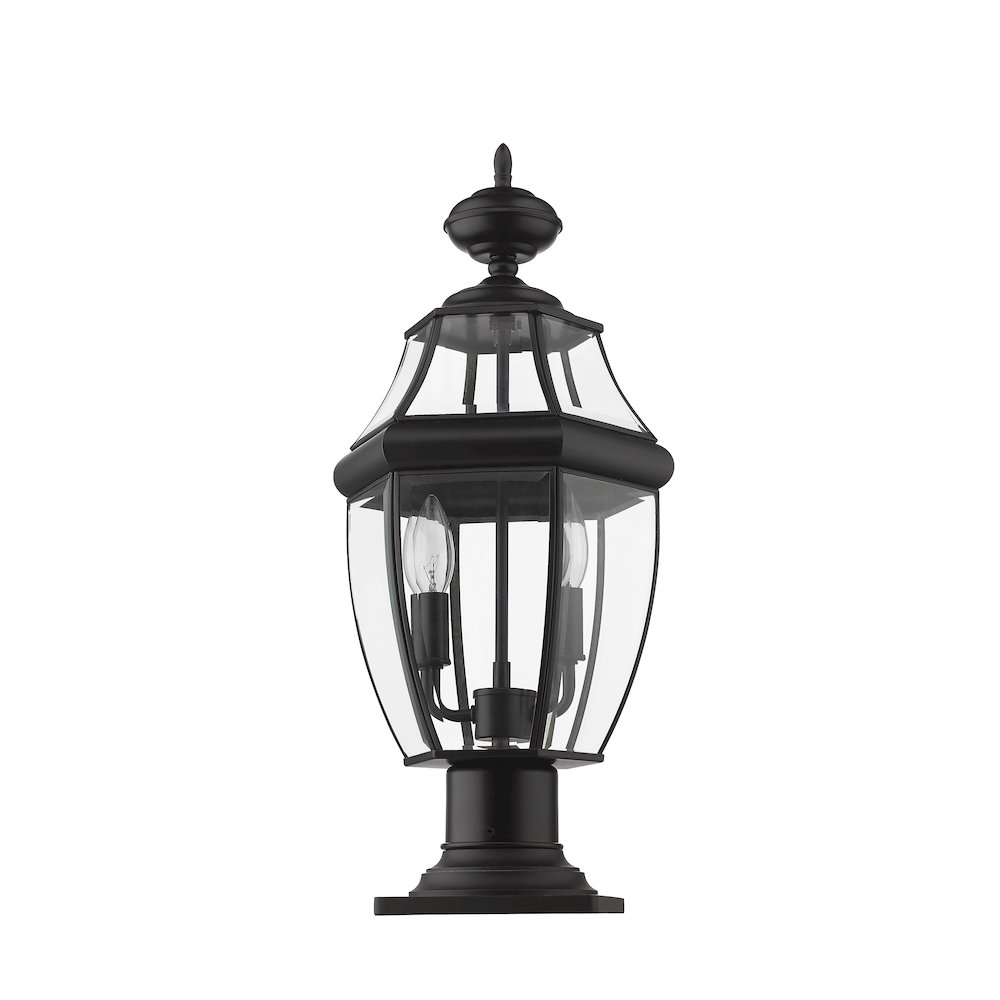 Z-Lite 2 Light Outdoor Pier Mounted Fixture. Picture 5