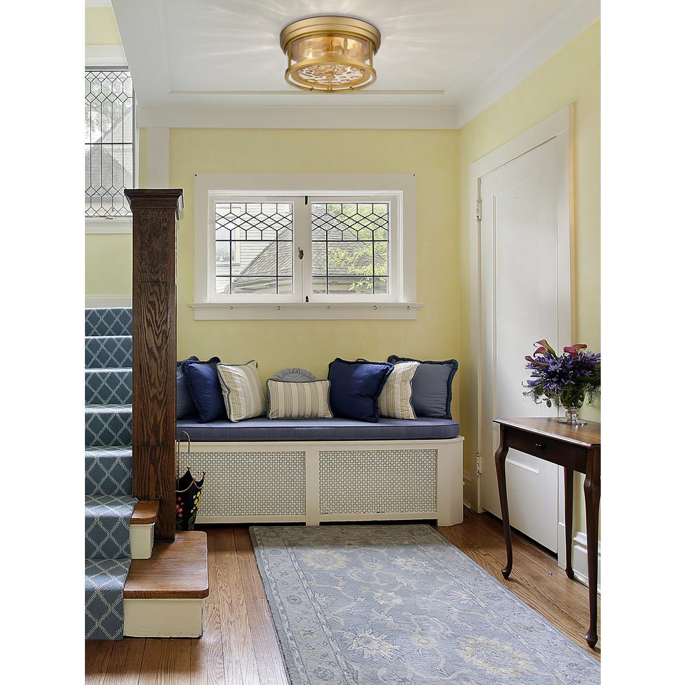 2 Light Flush Mount. Picture 8