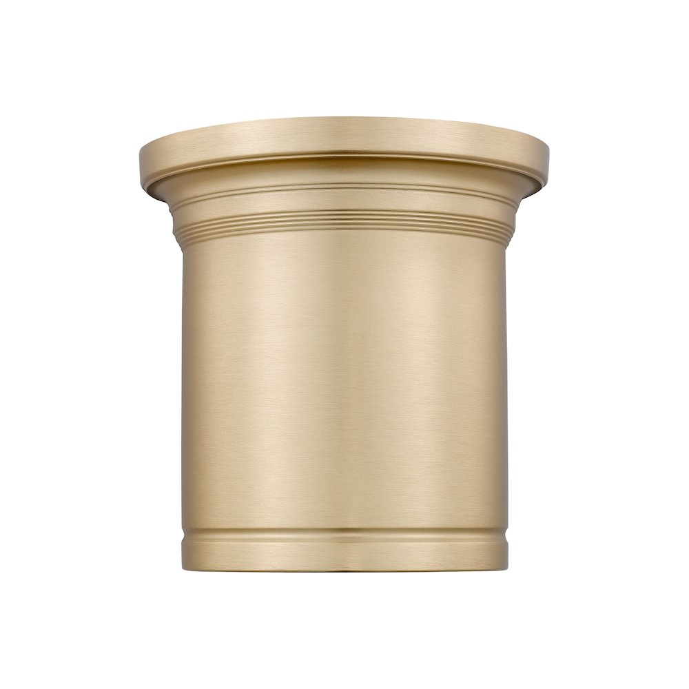 Z-Lite 1 Light Flush Mount, Modern Gold. Picture 2
