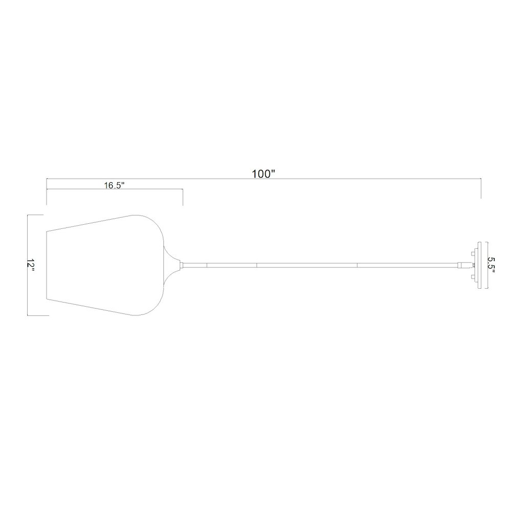 Z-Lite 1 Light Pendant, Burnished Brass. Picture 8