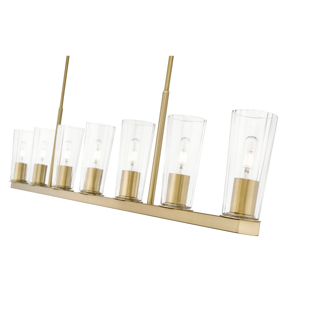 Z-Lite 7 Light Linear Chandelier. Picture 4