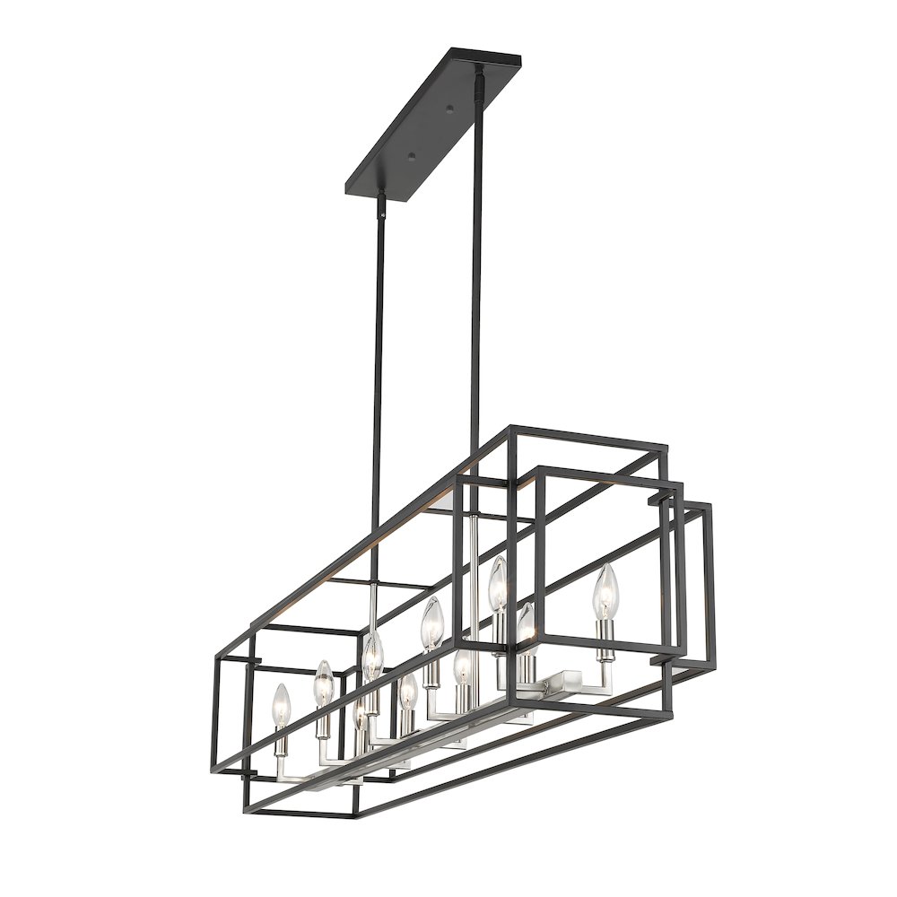 Z-Lite 10 Light Linear Chandelier. Picture 4