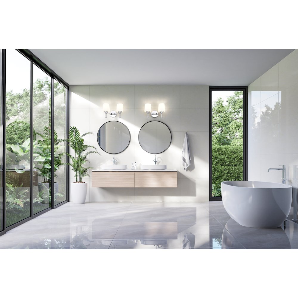Z-Lite 2 Light Vanity, Chrome. Picture 6