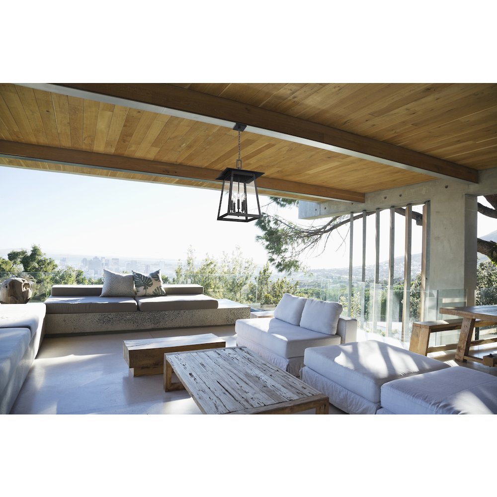 Z-Lite 5 Light Outdoor Chain Mount Ceiling Fixture. Picture 6