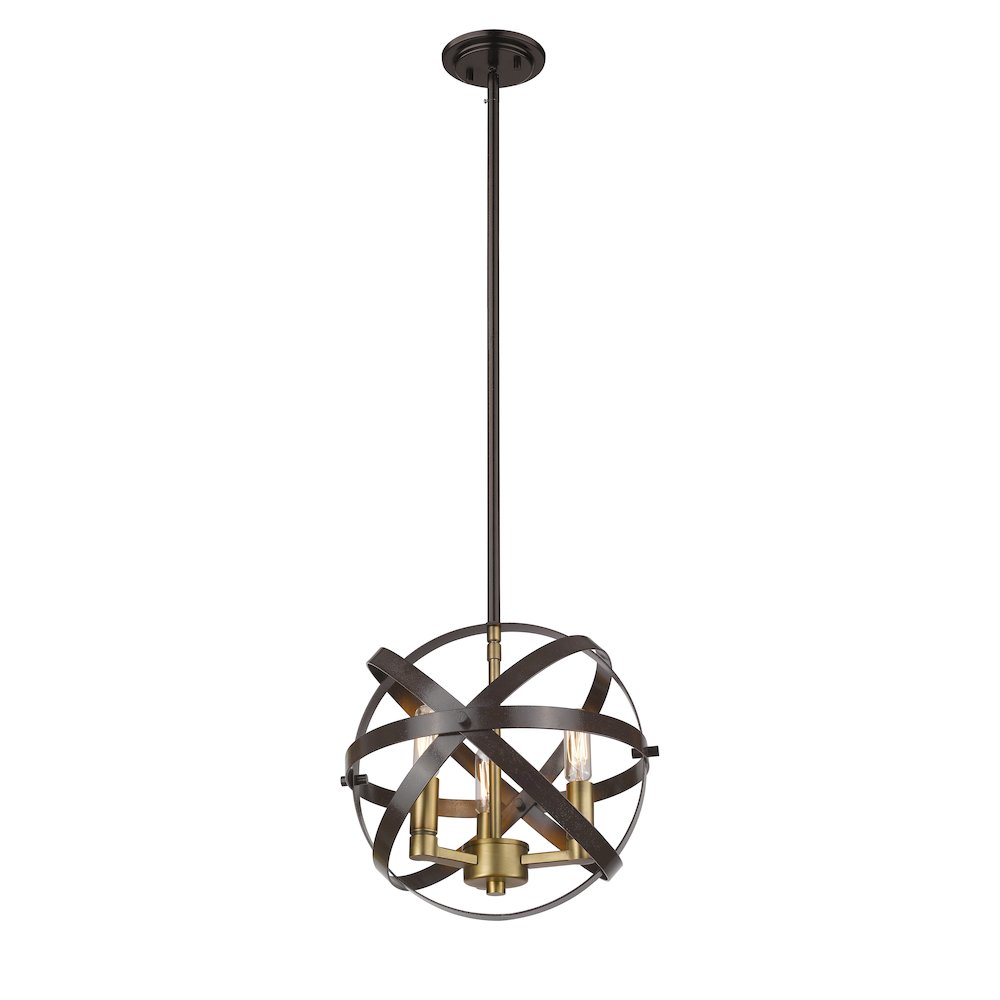 Z-Lite 3 Light Pendant. Picture 3