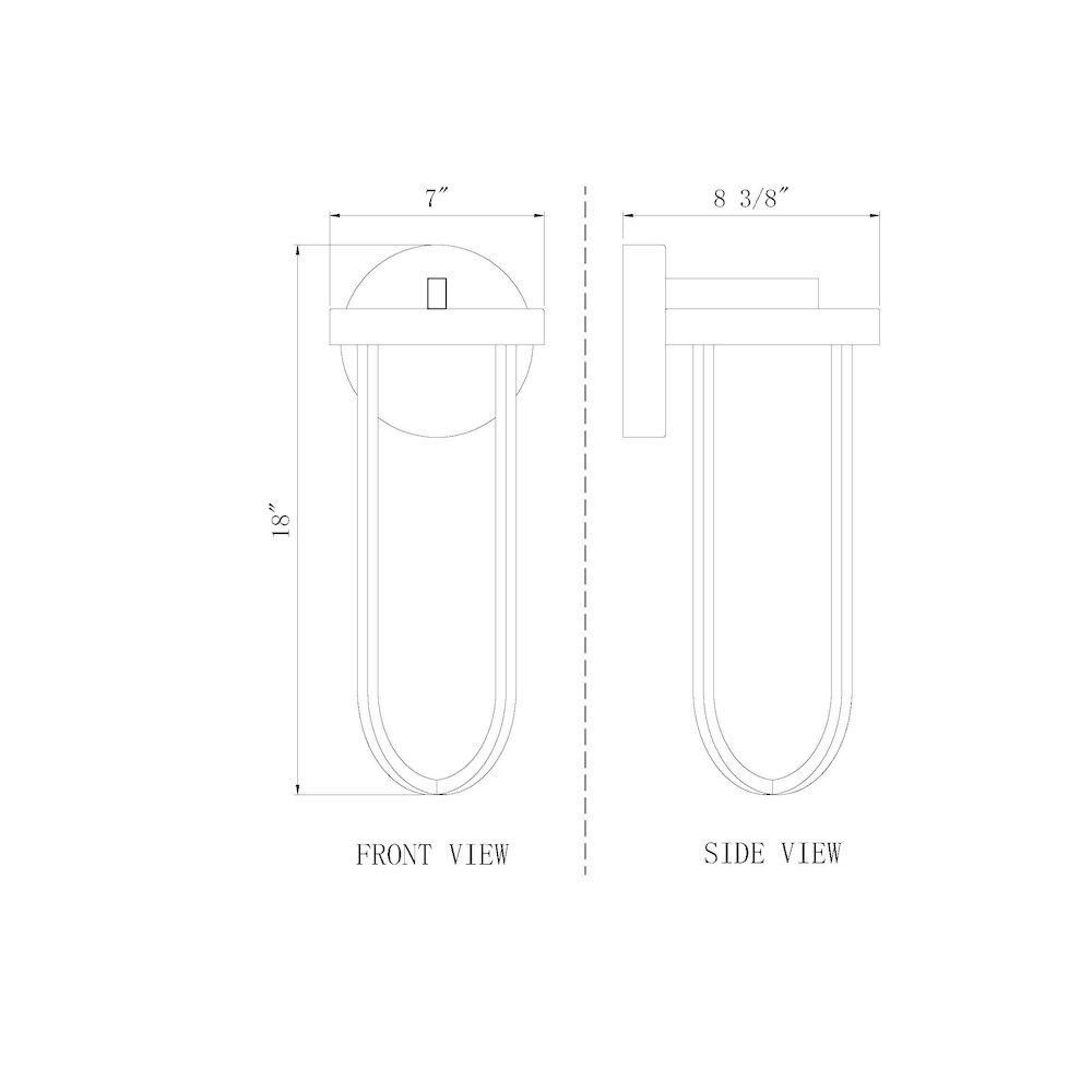 Z-Lite 1 Light Outdoor Wall Light. Picture 8