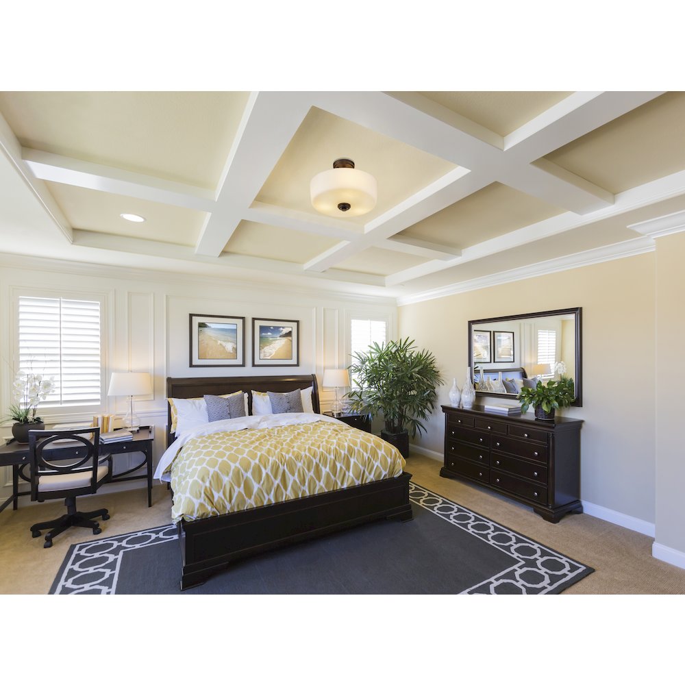 Z-Lite 3 Light Semi Flush Mount. Picture 6