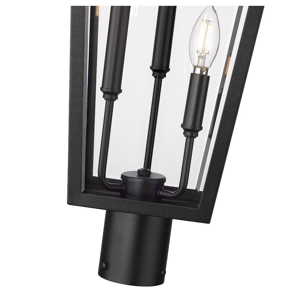 Z-Lite 3 Light Outdoor Post Mount Fixture. Picture 4