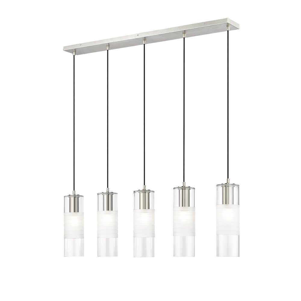 Z-Lite 5 Light Linear Chandelier. Picture 1