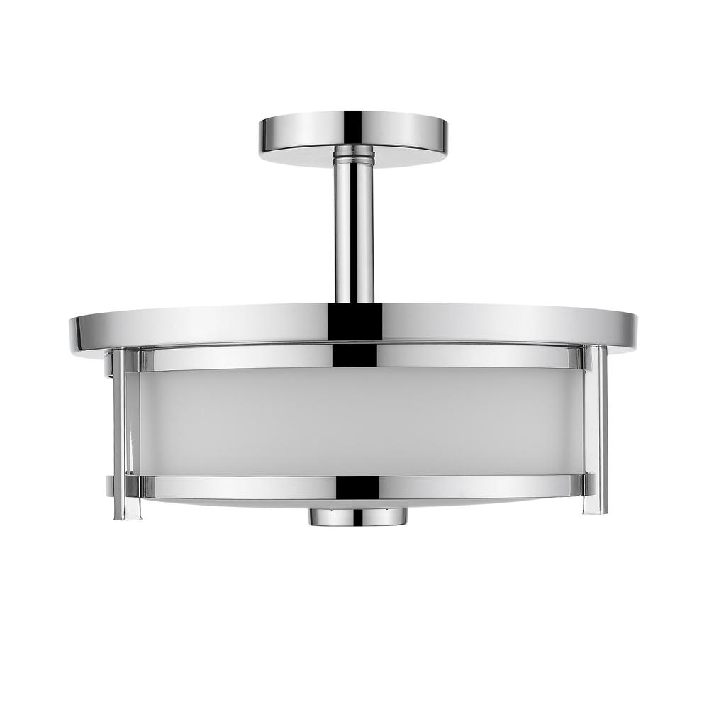 2 Light Semi Flush Mount. Picture 5