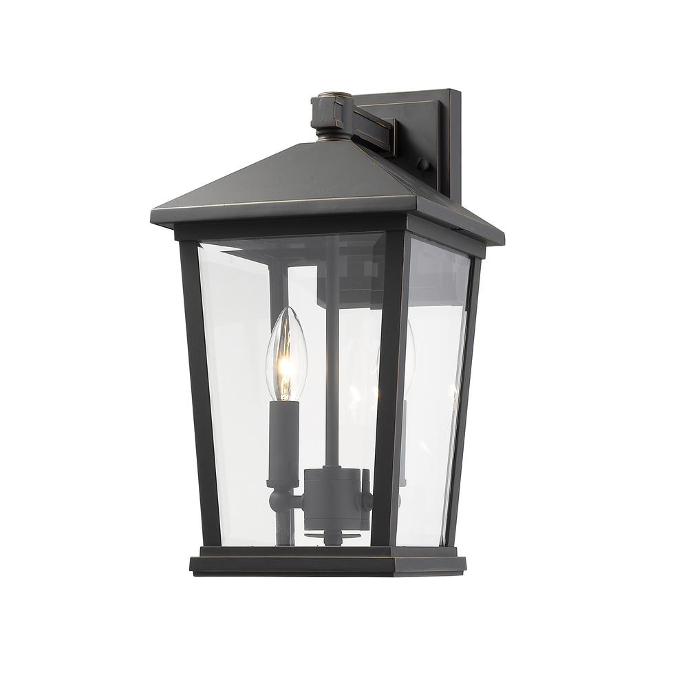 2 Light Outdoor Wall Light. Picture 2