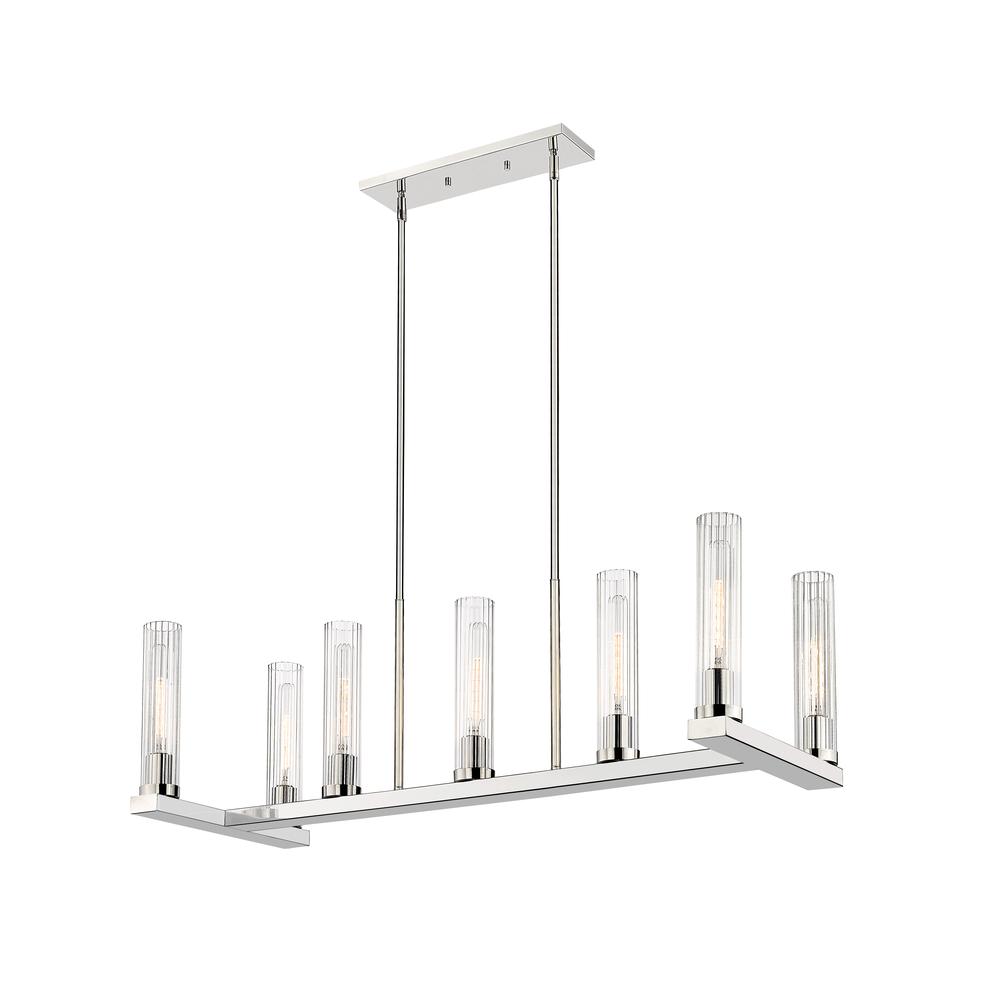 7 Light Linear Chandelier. Picture 1