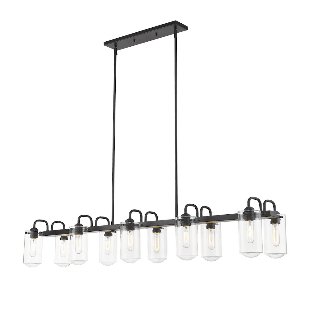 Z-Lite 10 Light Linear Chandelier. Picture 3