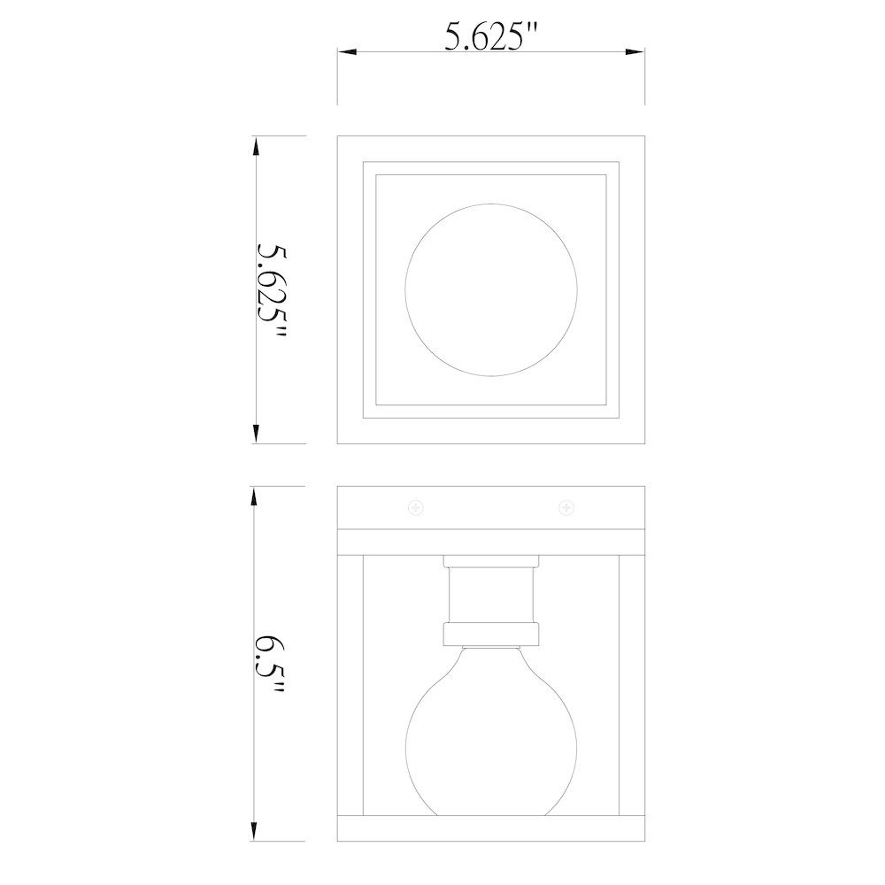 Z-Lite 1 Light Wall Sconce. Picture 8
