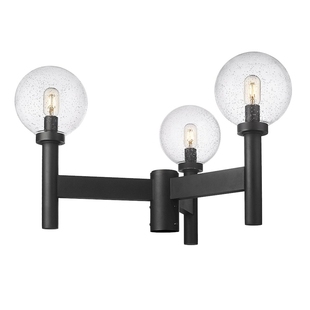 Z-Lite 3 Light Outdoor Post Mount Fixture. Picture 3