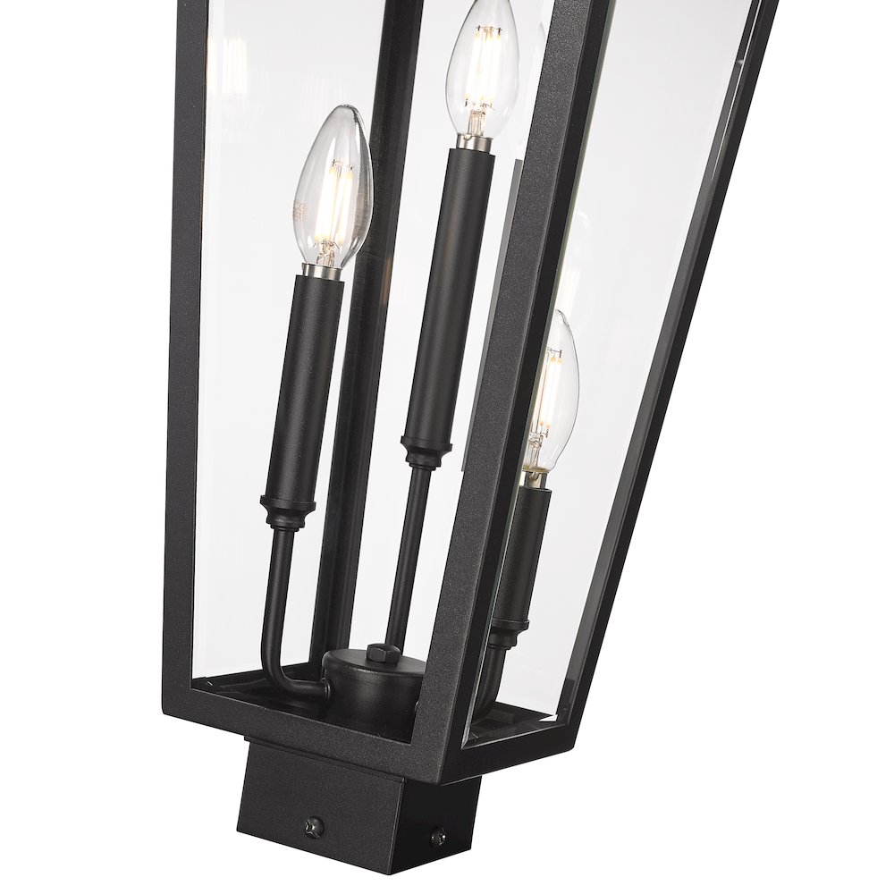 Z-Lite 3 Light Outdoor Post Mount Fixture. Picture 4