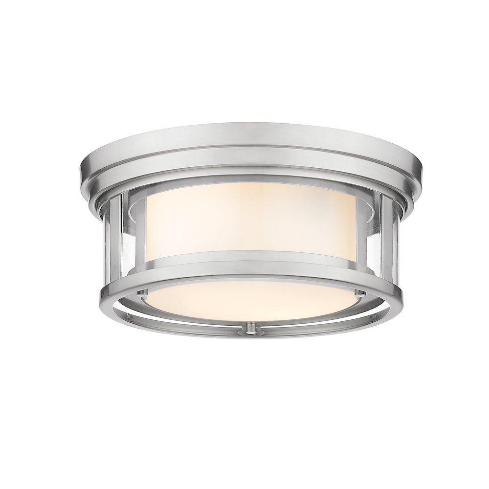 Z-Lite 2 Light Flush Mount. Picture 1
