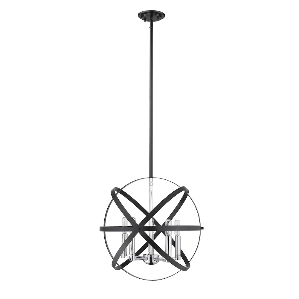 Z-Lite 5 Light Pendant. Picture 5