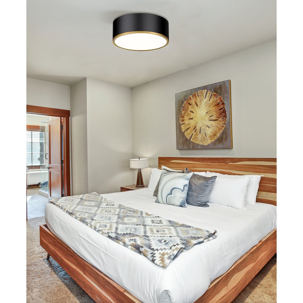 Z-Lite 3 Light Flush Mount. Picture 7