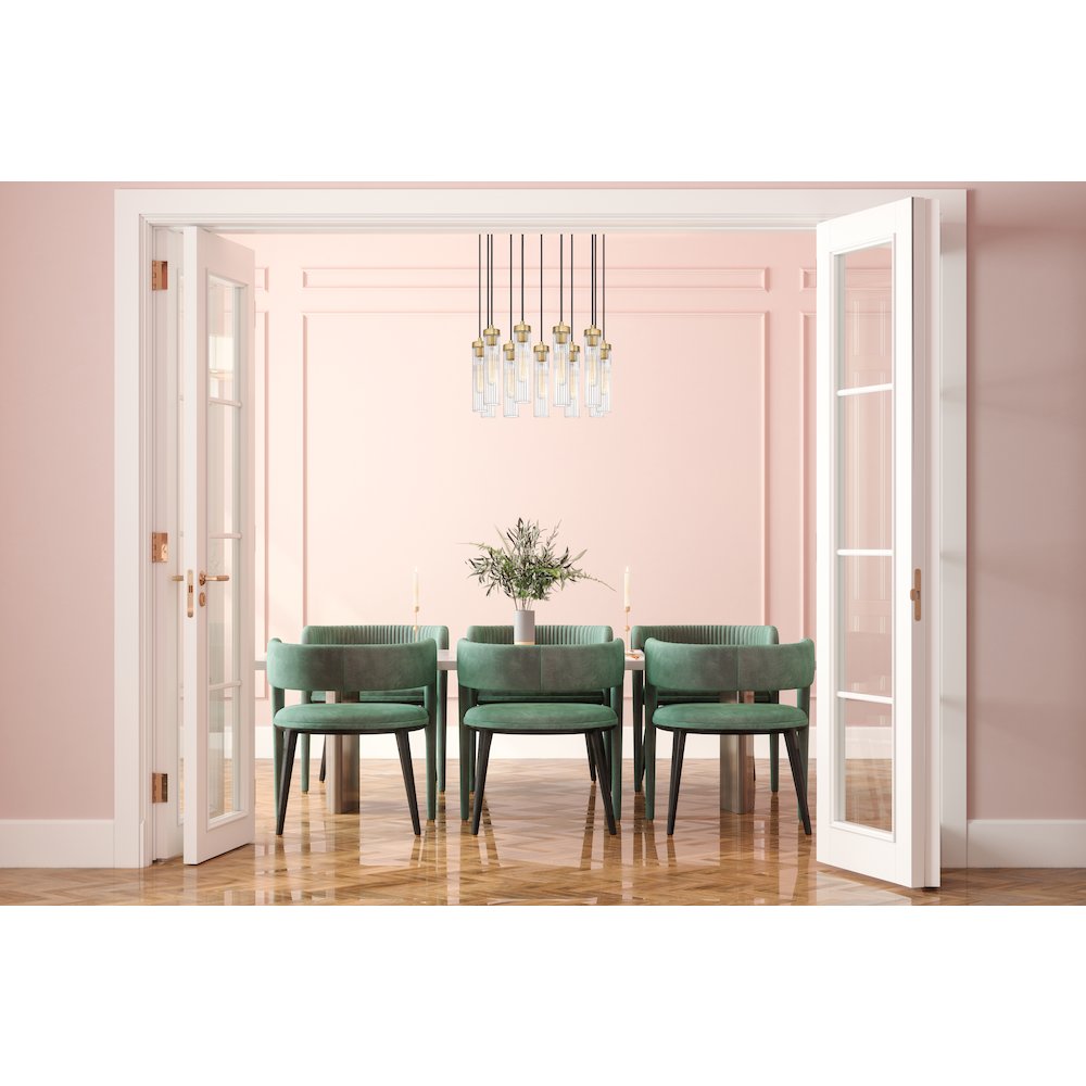 Z-Lite 11 Light Chandelier. Picture 6