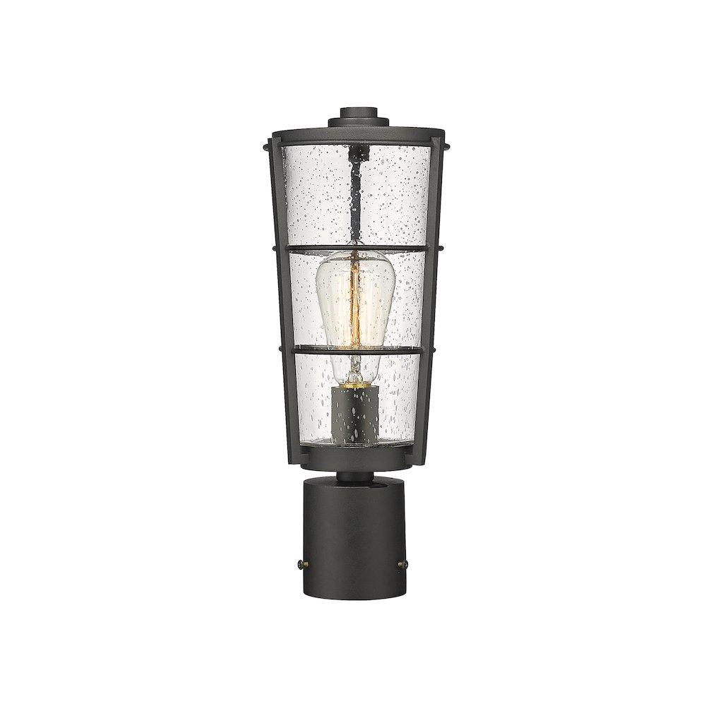 Z-Lite 1 Light Outdoor Post Mount Fixture. Picture 3