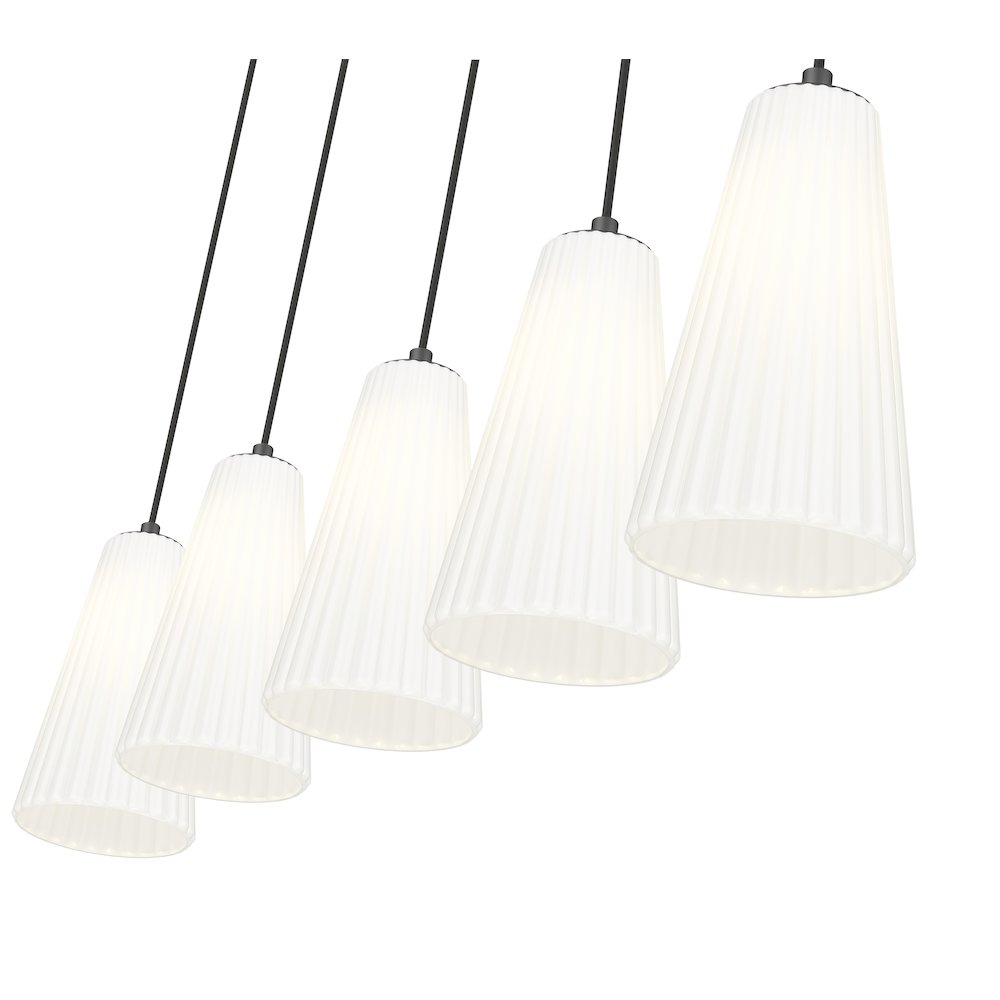 Z-Lite 5 Light Linear Chandelier. Picture 4